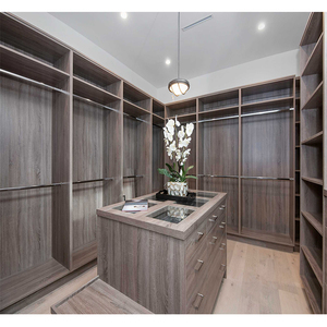 Armoire sur mesure moderne pour dressing, meubles en placage de chêne blanc, armoire pour dressing - Product Image 6