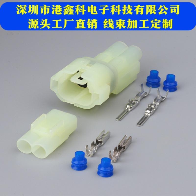 DJ7025F 2-Hole Waterproof Automotive Connector Harness Plug Terminal ...