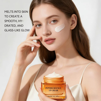Crème Peptide Bounce avec Acide Hyaluronique & Vitamines C, Essence de Glycérine, Soin de Nuit pour la Peau des Femmes, Marque Privée