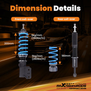 <span class=keywords><strong>Kit</strong></span> d'abaissement MaXpeedingrods Coilover réglable pour Honda Jazz GD1 GD3 2002-2008 - Product Image 6