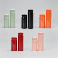 Mini thermos en acier inoxydable 200 ml, bouteille isotherme portable anti-fuite pour les voyages, le bureau et le camping