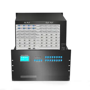 Facotry price 32 in 32 Out rack-mounted video matrix 1080P HDCP 1.3 32x32 32X32 matrix switcher with IP software and remote con