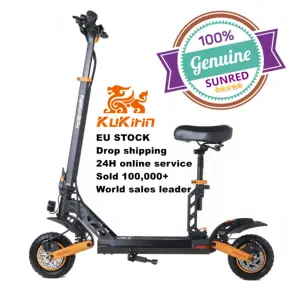 Dropshipping hot selling products 2023 600W 48V 15AH kukirin G2 PRO adults electric scooters with seat