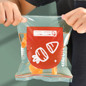 Sac en plastique transparent pour la <span class=keywords><strong>fabrication</strong></span> de machines, emballage avec fermeture éclair, sac d'emballage alimentaire vert - Product Image 4