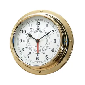 Horloges de navigation nautiques en laiton avec capteurs de température précis pour articles de navigation - Product Image 1