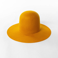 100% feutre de laine Extra chapeau haut de forme unisexe chapeau en feutre à large bord pour la fête ou le défilé de mode