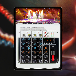 Mini Audio Mixer 6-channel <strong>Dj</strong> <strong>Controller</strong>/audio Mixers with Blueteeth Function 48V Fantasy Power Multi-function Mixer - Product Image 3