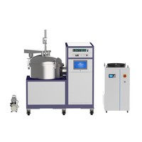 Four de fusion à induction sous vide à haute température pour le rhodium, le platine, l'or et l'argent, 2500 degrés