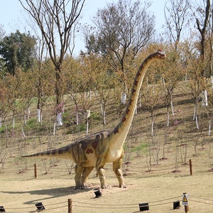 Attraction touristique pour dinosaures animatroniques - Parc d'aventure intérieur/extérieur en silicone et acier - Product Image 2