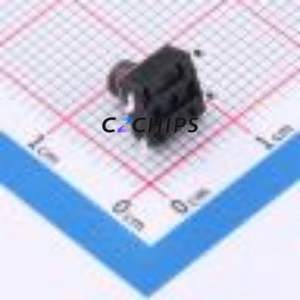 TP10721670 Tactile Switch SMD-4P,6x6mm Switch Single Pole Single Throw Round Button 1.6N Vertical Mount - Product Image 2