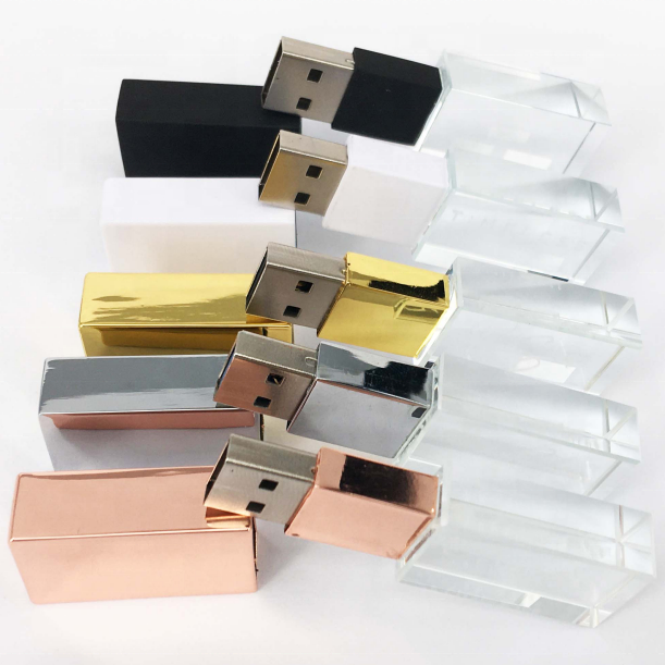 Crystal USB Stick 8GB 16GB 32GB 64GB Beautiful Gifts USB Flash Drive with Customized Logo