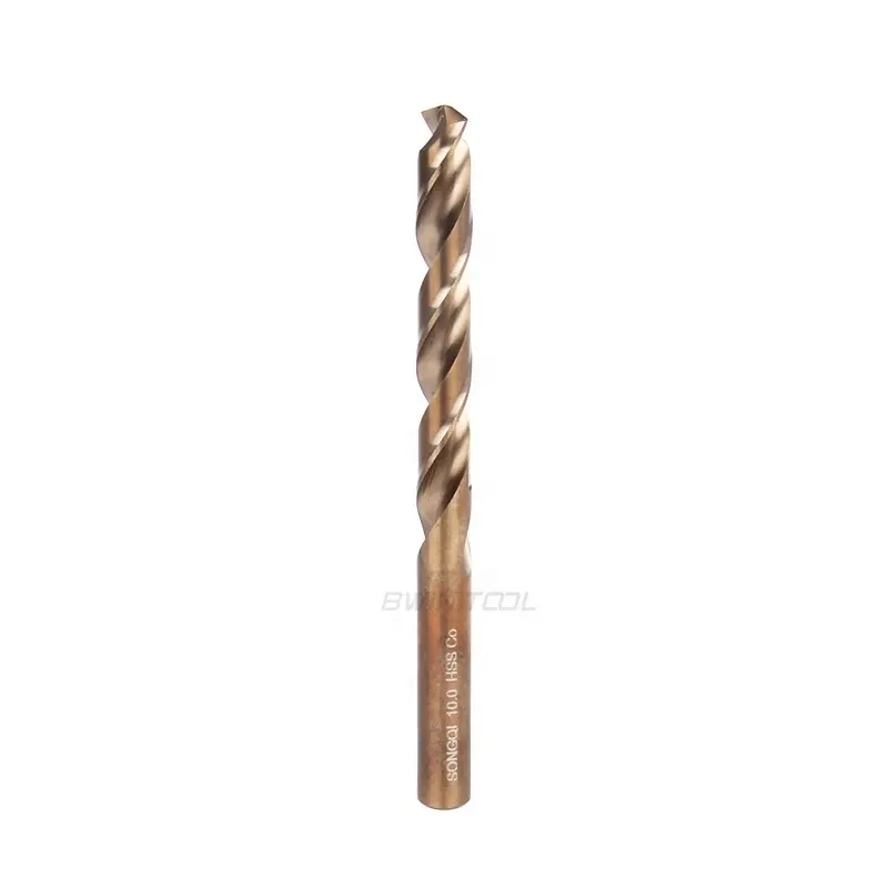 M35 titanium plated high cobalt direct drilling stainless steel special strength twist bit drilling steel