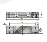 Transducteur de pesage à faisceau parallèle GPB100, précision classe C2, excitation 9 à 12 VDC pour balance de table et petits appareils de pesage