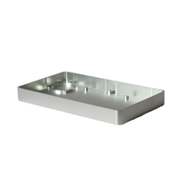 Boîtier électronique en aluminium usiné CNC personnalisé avec conception multi-ports