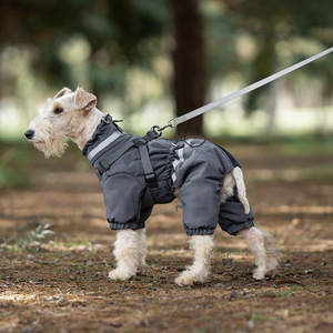 Luxury Dog Clothes With <strong>Harness</strong> Coat Warm <strong>Designer</strong> Pet Clothing Dog Clothes Luxury Fash for Small <strong>Puppy</strong> Medium - Product Image 5