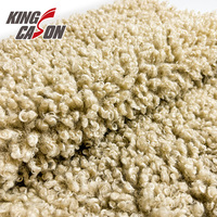 Tissu Sherpa Kingcason à finition soyeuse, facile d'entretien et lavable en machine, idéal pour les coussins décoratifs et les housses de coussin – Nouvelle collection à succès
