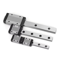 Glissière linéaire miniature pour robot CNC, sur mesure en usine, Pinsi MGN12C/MGN12H/MGN15C/MGN15H, en acier GCr15, pour l'automatisation