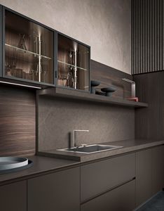 YK <strong>Millwork</strong> Luxury Classic Design Shaker Residential Complete Wood Pantry Modular Kitchen Island Furniture Kitchen <strong>Cabinets</strong> - Product Image 5