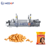 Automatische Doorlopende Transportband Falafel Fry Voedselverwerkende Lijn Donut Friteuse Weegbree Chips Schnitzel Frituur Machine