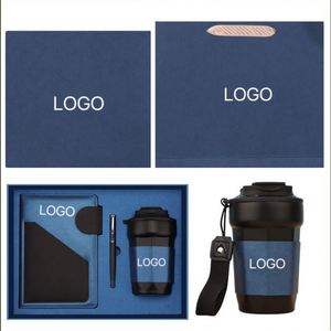 IStapromo Regalos, Set de Regalo Corporativo Personalizado con Cuaderno A5, Bolígrafo, Vaso Térmico, Caja de Regalo y Bolsa para Eventos Empresariales y Clientes - Product Image 3