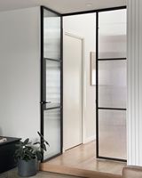 Ventanas Francesas de Hierro Forjado Aisladas de Alta Gama, Estándar Estadounidense, con Aislamiento Acústico para Casas Modernas, Comedor, Dormitorio y Uso Exterior