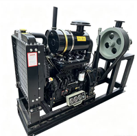 Compresor de Pistón Portátil Diésel de 37kw, Fabricado en China, Refrigerado por Aire, Sin Aceite, con Rodamiento, Capacidad de Aire de 14m, para Remolques de Cemento a Granel