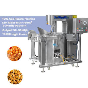 Máquina para Hacer Palomitas de Maíz Industrial Grande, Totalmente Automática, a Gas y Eléctrica, con Recubrimiento, para Palomitas de Maíz con Sabor a Champiñón y Manzana Grande - Product Image 6
