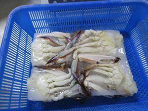 नए आगमन मौसम 2025 ताजा चीनी/चीन जमे हुए नीले तैराकी क्रब - Product Image 6