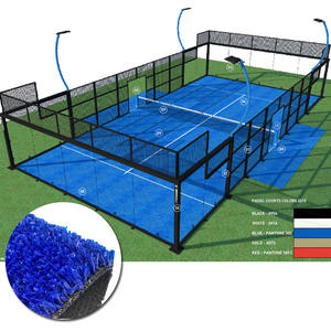 Gazon artificiel fibrillé bleu/vert pour cricket, padel et <span class=keywords><strong>astro</strong></span>-gazon, prix usine SF-13 - Product Image 4