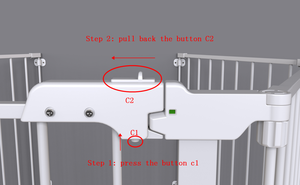 Probebi Design moderne Baby-Safe Cheminée Edge Guard Child Fire Playpen pour la maison Park Living Room - Product Image 2