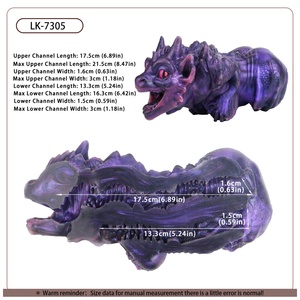 Jouet sexuel masculin Dragon très populaire pour hommes, masturbateur en silicone, vagin de poche, jouet de succion, poupée sexuelle réaliste en forme d'animal - Product Image 6
