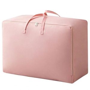 Wholesale <b>Heavy</b> Duty Large Size Quilt <b>Blanket</b> Storage Bag Wardrobe Clothes Dust Proof Fabric with Sewing Technics - Product Image 1