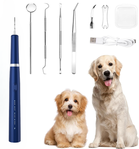 Outil de kit de nettoyage de dents de dissolvant de plaque et de <span class=keywords><strong>tartre</strong></span> de chien à faible bruit pour chiens et chats noir - Product Image 1