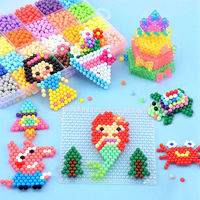 Perles Magiques à l'Eau 600 Pièces 6 Couleurs Kit Créatif DIY Perles à Pulvériser Sans Repassage Jouet Éducatif pour Enfants Matériel Sûr