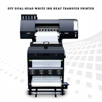 Imprimante DTF Commerciale Double Tête à Encre Blanche, Machine de Transfert Direct sur Film pour Petites Entreprises, Impression Personnalisée de T-shirts et Vêtements