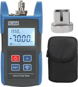 Fiber Optic Power Meter, Optical Power Meter -70-+10dbm Optical Eistung Meter Working Wavelength 850-1625nm