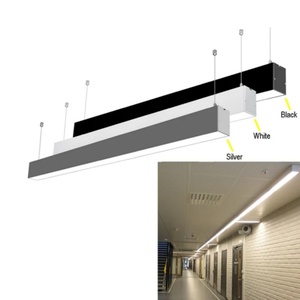 Lámpara Colgante LED Lineal Minimalista de Luz Blanca Cálida Cambiable de 2700K, Venta al Por Mayor de Fábrica - Product Image 3