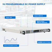 Fuente de Alimentación CC Programable de 800V 1U con Salida de Rango Automático, Fuente de Alimentación Conmutada RS-232 USB de 1000W para Uso en Laboratorio