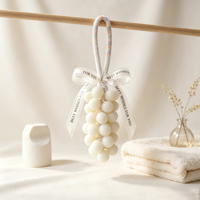 Savon suspendu Macaron Raisin, formule douce naturelle, emballé en boîte, cadeau de Saint-Valentin, cadeaux de fête, vente en gros