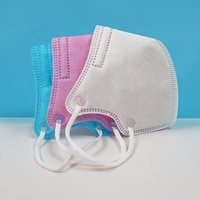 Masques faciaux pour enfants KN95 à attaches auriculaires, emballés individuellement, colorés, pour la protection des enfants