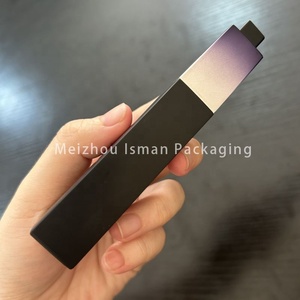 ISMAN <span class=keywords><strong>Tube</strong></span> de mascara de luxe 9ml carré rotatif, dégradé noir, brosse en silicone torsadable et flexible, marque privée, vente en gros professionnelle - Product Image 3