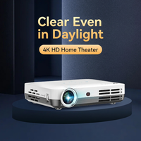 Proyektor Mini Portabel DLP HD 4K H10 Proyektor Mikro Android Nirkabel untuk Mirroring Layar di Rumah