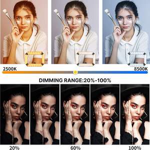 2024 nouveau Filmaking Live Stream YouTube enregistrement vidéo <span class=keywords><strong>téléphone</strong></span> portable stabilisateur <span class=keywords><strong>de</strong></span> poche Smartphone plate-forme vidéo avec <span class=keywords><strong>anneau</strong></span> lumineux - Product Image 2