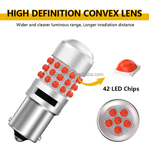 Tgz Xe Bên Ngoài Chiếu Sáng Bóng Đèn Phía Sau Lần Lượt Tín Hiệu Đèn Tự Động <span class=keywords><strong>LED</strong></span> Phanh Công Viên Đèn Hiệu Chỉ Số 7440 1156 T25 42smd Spotlight Len - Product Image 4