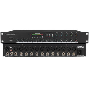 Mixer Professionale per Conferenze a 12 Canali con Alimentazione Phantom 48V, Processore Audio Anti-Feedback per Sale Riunioni e Chiese - Product Image 5