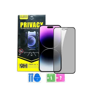 กระจกนิรภัยป้องกันหน้าจอสำหรับ <span class=keywords><strong>iPhone</strong></span> 12 13 <span class=keywords><strong>XS</strong></span> 11 <span class=keywords><strong>6</strong></span> 7 8 15 XR xplus 12ความเป็นส่วนตัว2.5D สอดแนมความเป็นส่วนตัว - Product Image 1