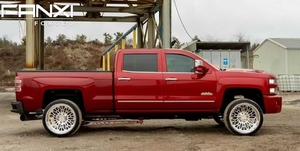 Rines Cromados Pulidos FANXI 22x12 <span class=keywords><strong>22x10</strong></span> 8 Birlos 8x180 8x170 para Ford F250, Chevy Silverado, GMC Denali 2500HD 6x135 6x139.7 para F150 - Product Image 2