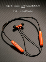 Headphone Nirkabel Sport Neckband Metal In-Ear ANC Tahan Air IPX6 Pengisian Daya Type-C Chipset JL untuk Lari, Musik & Telepon