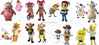 Costumes de mascotte Hola Lively Zebra / Mascottes de dessins animés d'animaux