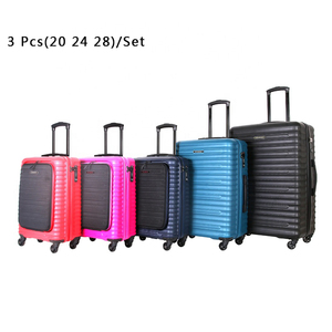 Ensemble de bagages à <span class=keywords><strong>4</strong></span> <span class=keywords><strong>roues</strong></span>, <span class=keywords><strong>valise</strong></span> <span class=keywords><strong>rigide</strong></span> en Abs, Style voyage professionnel - Product Image 1